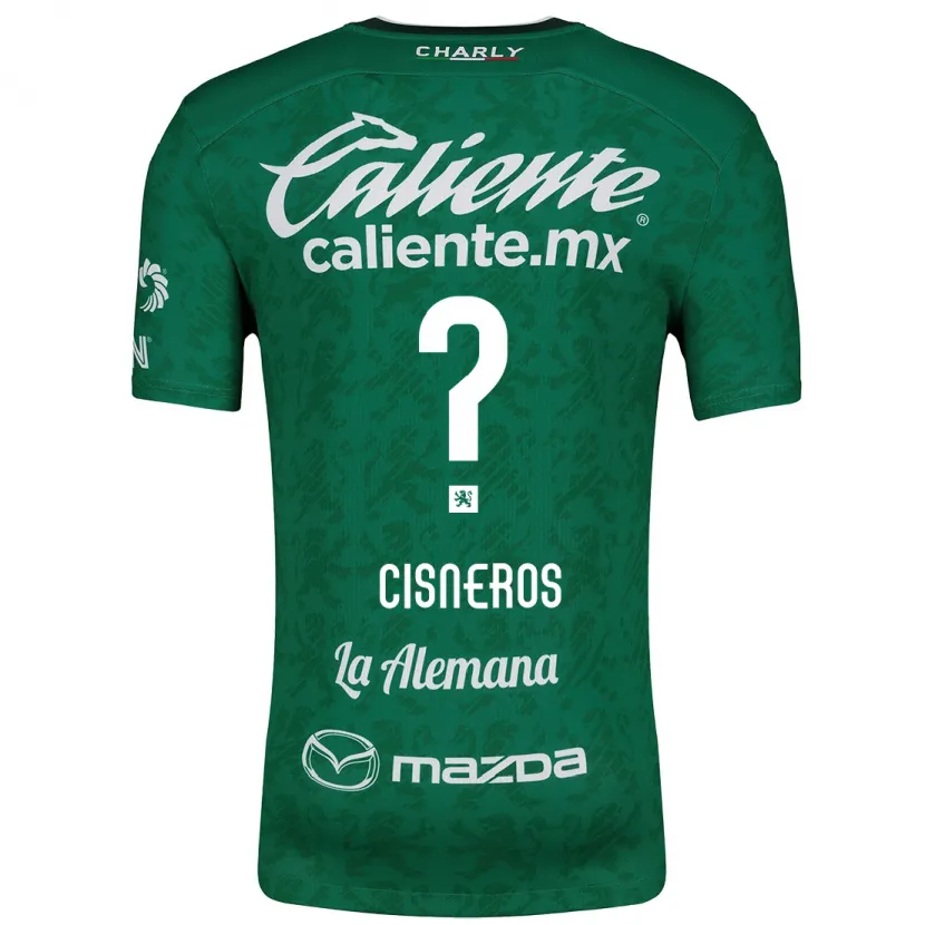 DanxenキッズSantiago Cisneros#0グリーンホワイトホームシャツ2024/25ジャージーユニフォーム