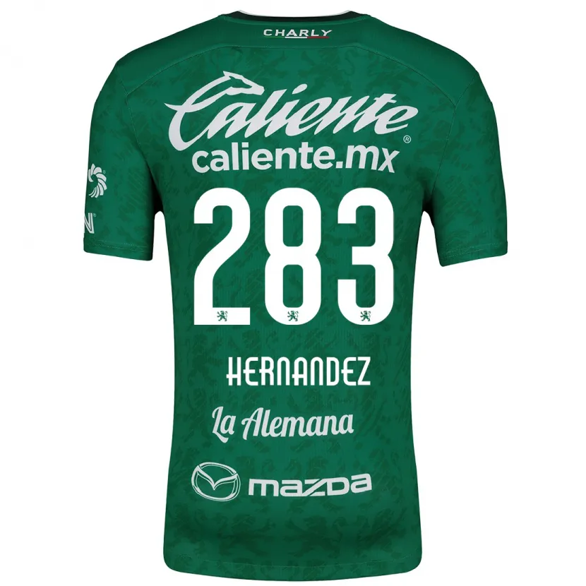 Danxenキッズカリン・ヘルナンデス#283グリーンホワイトホームシャツ2024/25ジャージーユニフォーム