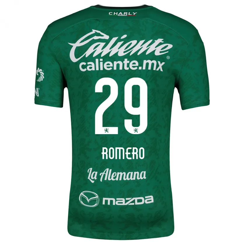 Danxenキッズルーカス・ロメロ#29グリーンホワイトホームシャツ2024/25ジャージーユニフォーム
