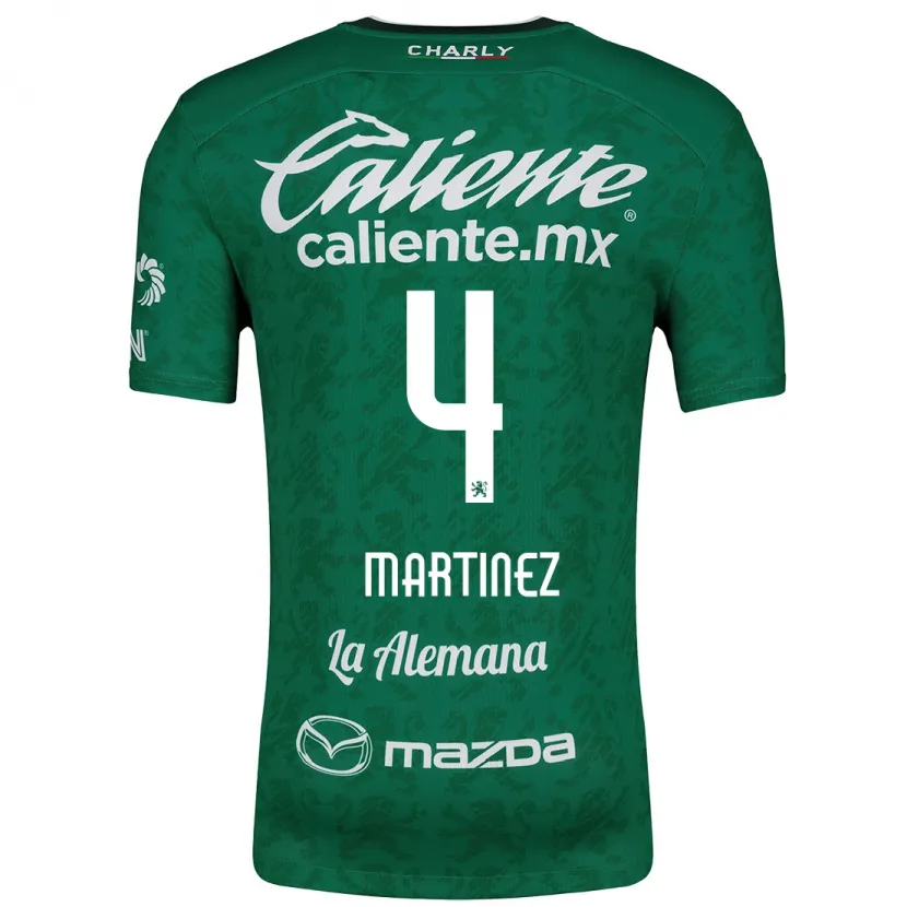 Danxenキッズミッツィ・マルティネス#4グリーンホワイトホームシャツ2024/25ジャージーユニフォーム