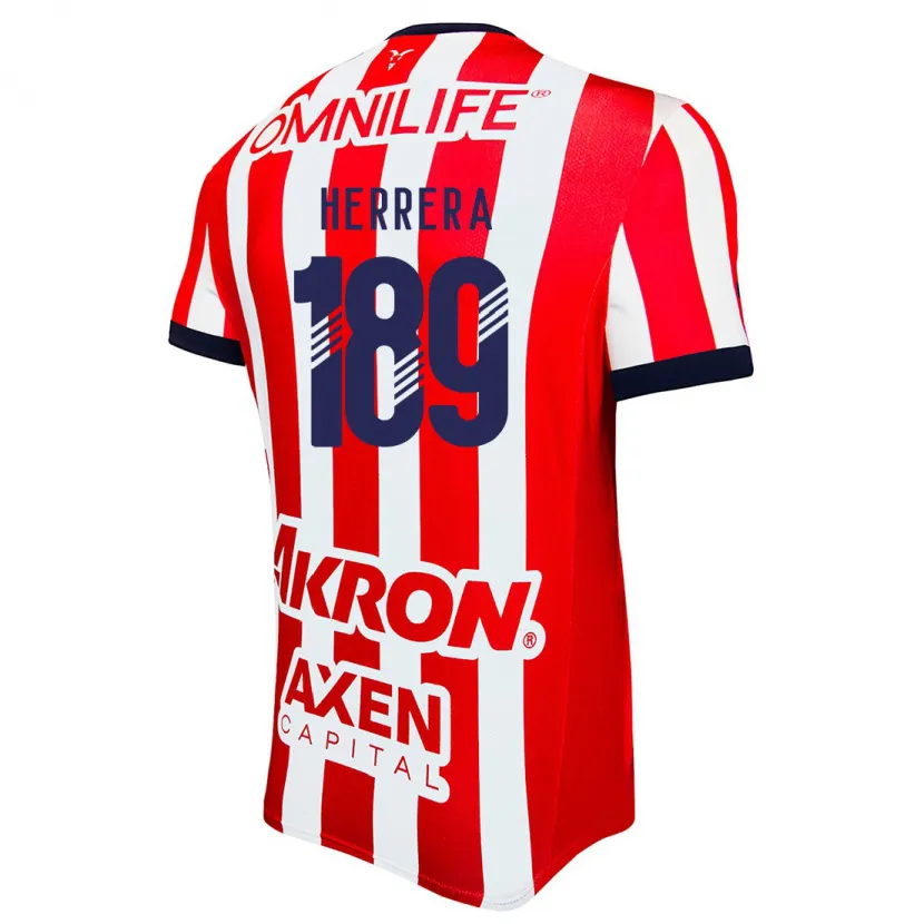 DanxenキッズAntonio Herrera#189赤 白 青ホームシャツ2024/25ジャージーユニフォーム