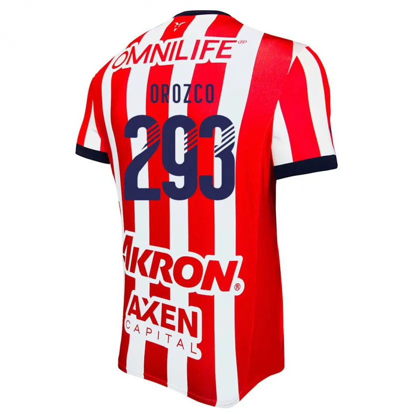 DanxenキッズYohan Orozco#293赤 白 青ホームシャツ2024/25ジャージーユニフォーム