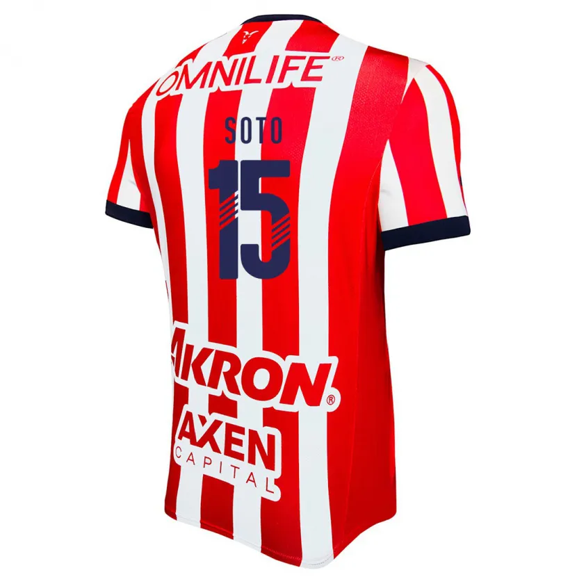 Danxenキッズルビ・ソト#15赤 白 青ホームシャツ2024/25ジャージーユニフォーム