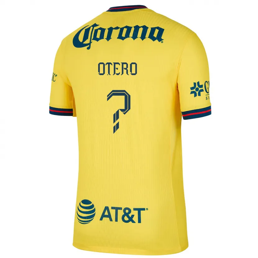 DanxenキッズJuan Otero#0黄 青ホームシャツ2024/25ジャージーユニフォーム
