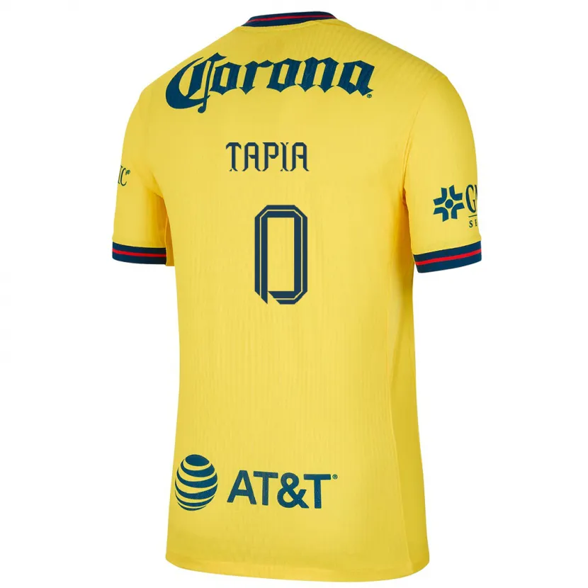 DanxenキッズLeonardo Tapia#0黄 青ホームシャツ2024/25ジャージーユニフォーム