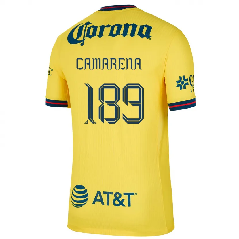 DanxenキッズLuis Camarena#189黄 青ホームシャツ2024/25ジャージーユニフォーム