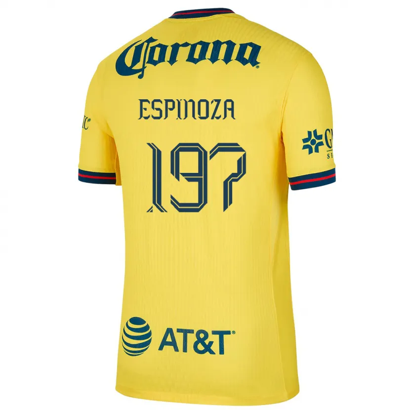 DanxenキッズDagoberto Espinoza#197黄 青ホームシャツ2024/25ジャージーユニフォーム