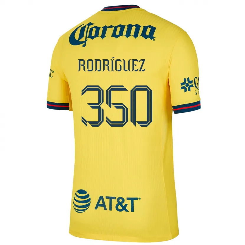 DanxenキッズÁngel Rodríguez#350黄 青ホームシャツ2024/25ジャージーユニフォーム
