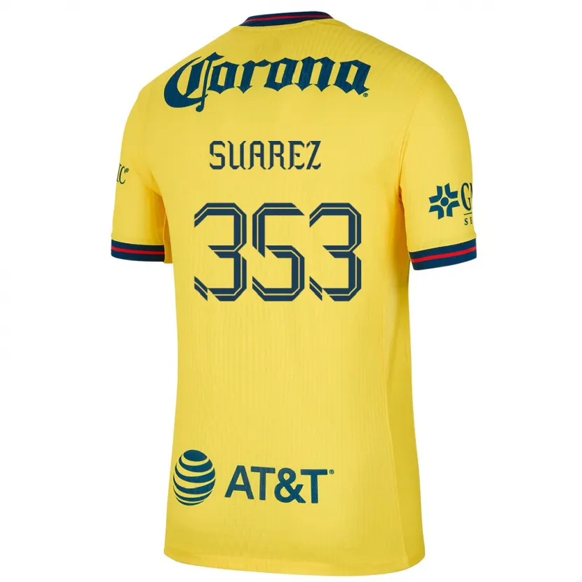 DanxenキッズIrwin Suarez#353黄 青ホームシャツ2024/25ジャージーユニフォーム