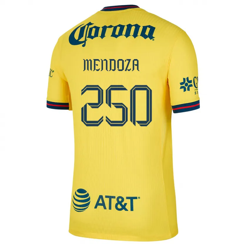 Danxenキッズルイス・メンドーサ#250黄 青ホームシャツ2024/25ジャージーユニフォーム