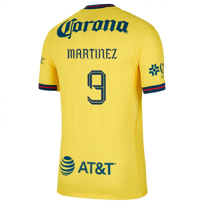 Danxenキッズケイティ・マルティネス#9黄 青ホームシャツ2024/25ジャージーユニフォーム
