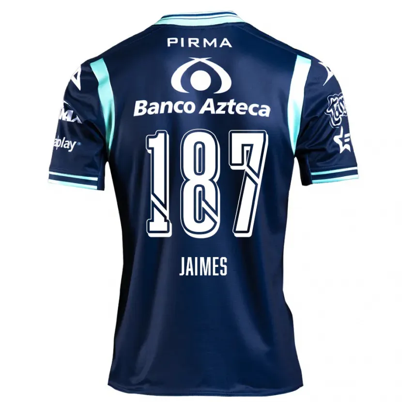 Danxenキッズトリスタン・ジェイムズ#187ネイビーブルーアウェイシャツ2024/25ジャージーユニフォーム