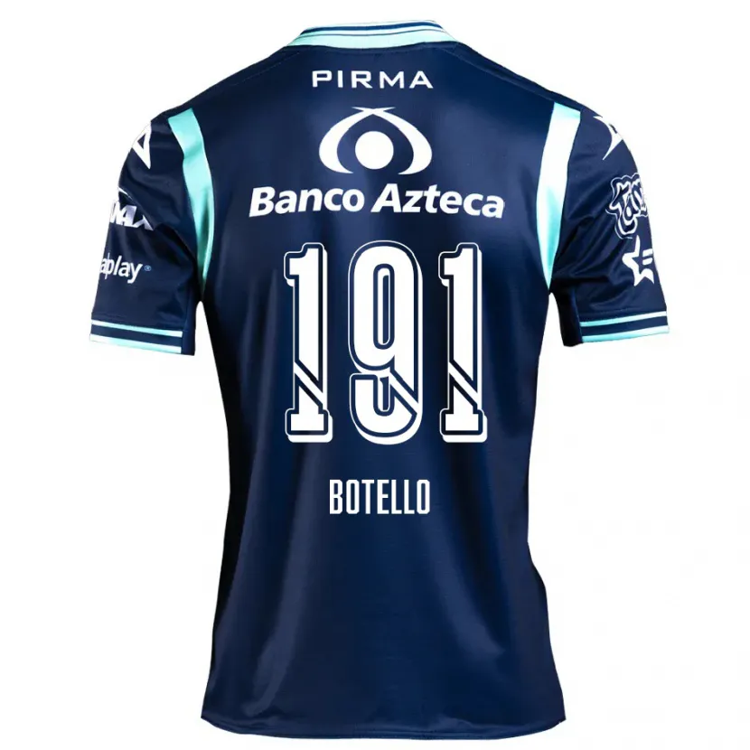 DanxenキッズOctavio Botello#191ネイビーブルーアウェイシャツ2024/25ジャージーユニフォーム