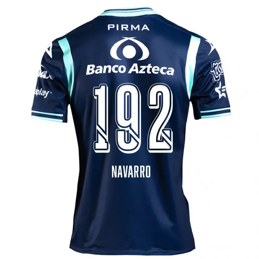 Danxenキッズエドゥアルド・ナバロ#192ネイビーブルーアウェイシャツ2024/25ジャージーユニフォーム