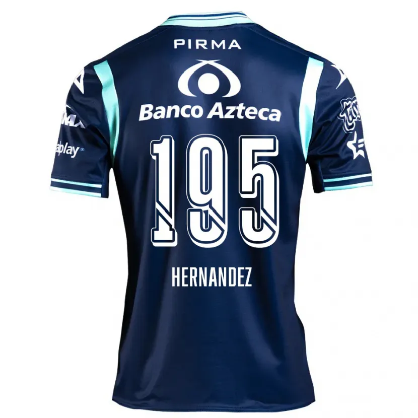 Danxenキッズダニエル・ヘルナンデス#195ネイビーブルーアウェイシャツ2024/25ジャージーユニフォーム
