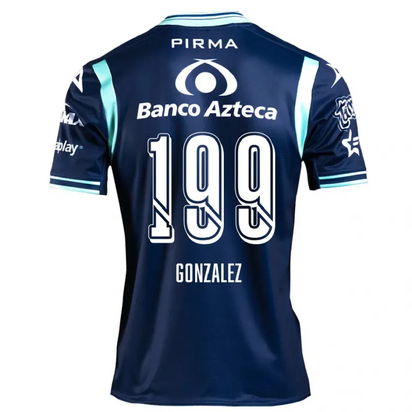 Danxenキッズサミュエル・ゴンザレス#199ネイビーブルーアウェイシャツ2024/25ジャージーユニフォーム