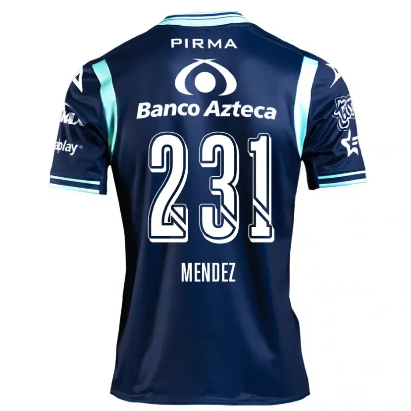 Danxenキッズアレハンドロ・メンデス#231ネイビーブルーアウェイシャツ2024/25ジャージーユニフォーム