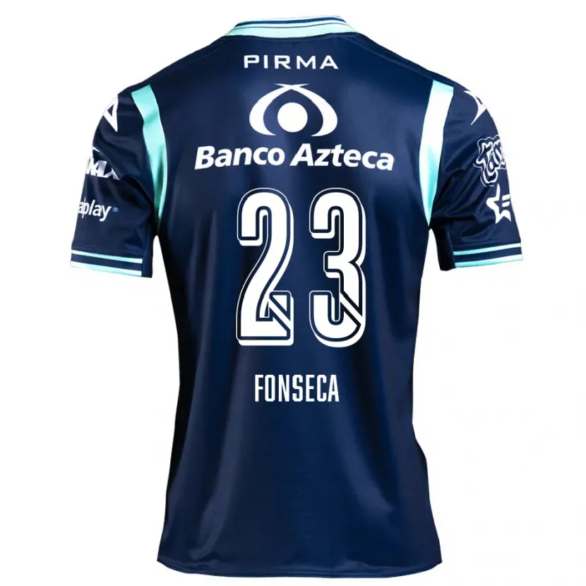 Danxenキッズカミラ・フォンセカ#23ネイビーブルーアウェイシャツ2024/25ジャージーユニフォーム