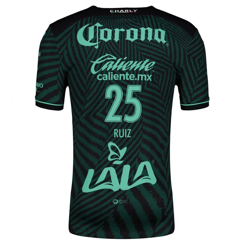 Danxenキッズミシェル・ルイス#25ブラック グリーンアウェイシャツ2024/25ジャージーユニフォーム