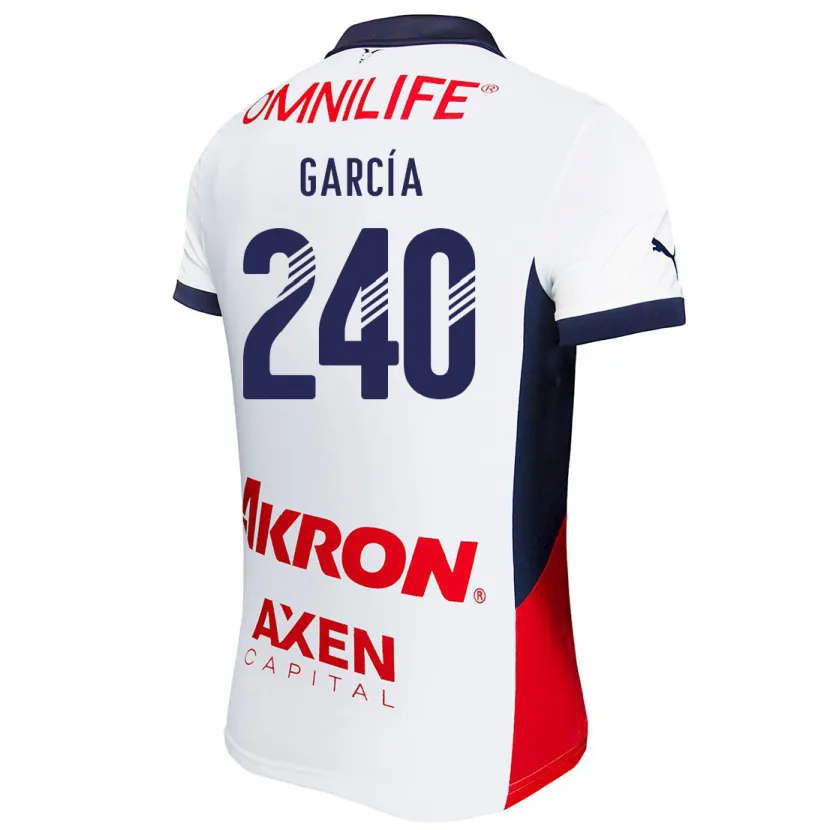 DanxenキッズVíctor García#240白 赤 青アウェイシャツ2024/25ジャージーユニフォーム