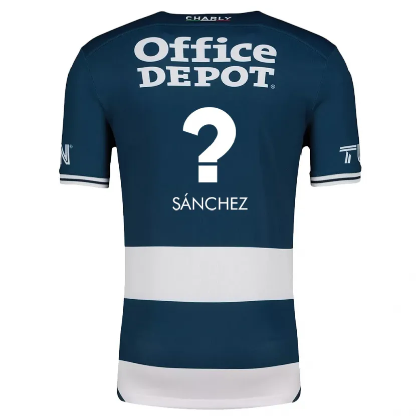 DanxenメンズLeonardo Sánchez#0ブルーホワイトホームシャツ2024/25ジャージーユニフォーム