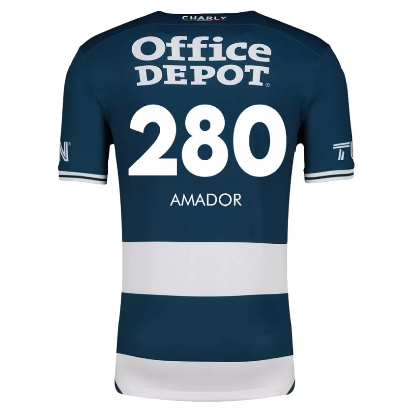 DanxenメンズSantiago Amador#280ブルーホワイトホームシャツ2024/25ジャージーユニフォーム