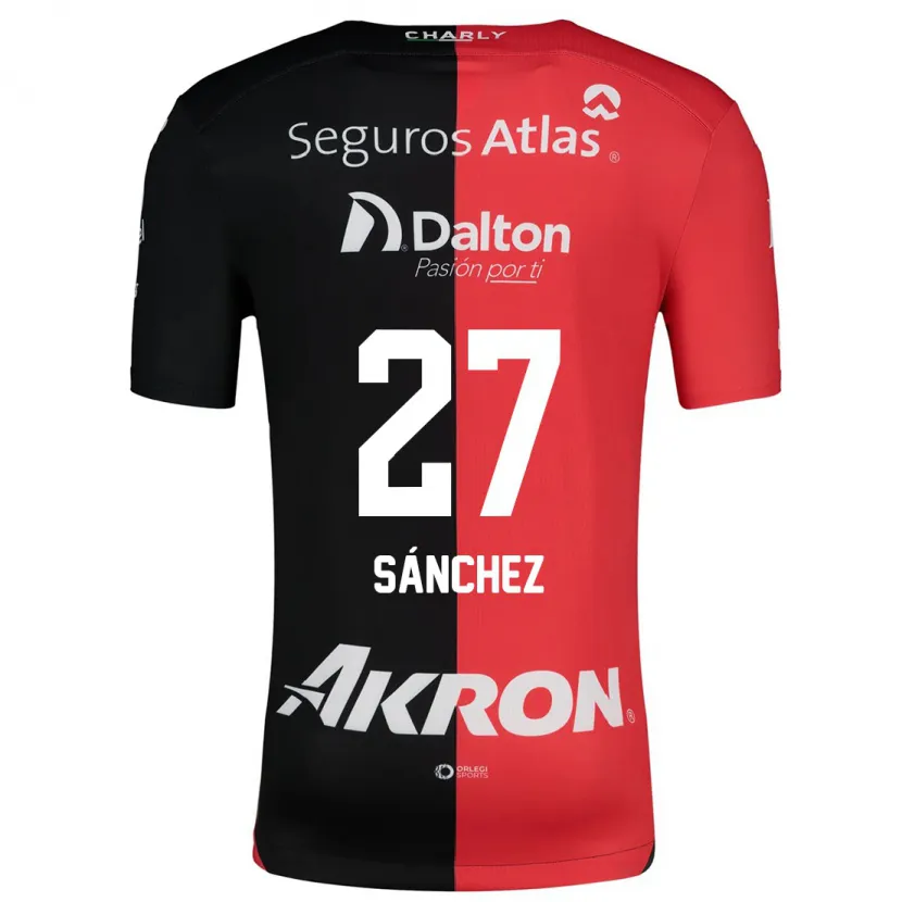 DanxenメンズAntonio Sánchez#27赤、黒ホームシャツ2024/25ジャージーユニフォーム