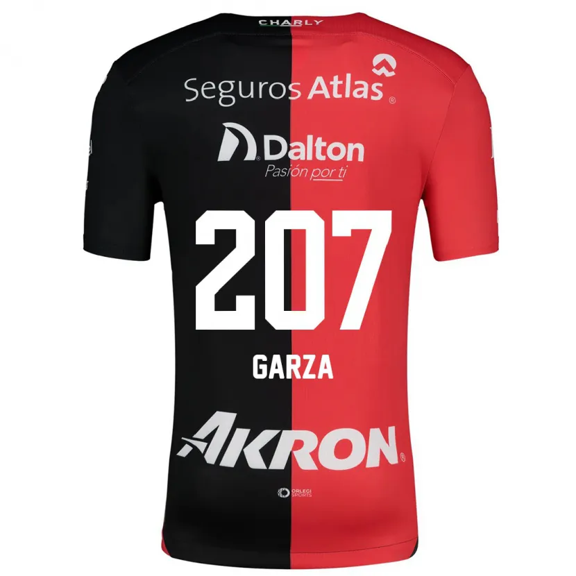 Danxenメンズロドルフォ・ガルザ#207赤、黒ホームシャツ2024/25ジャージーユニフォーム