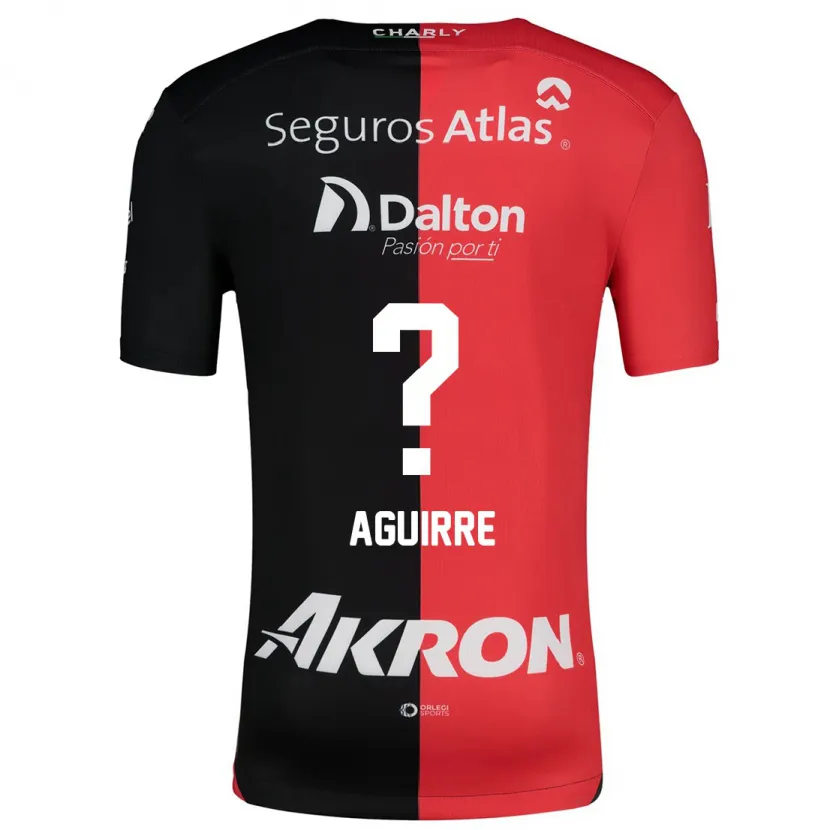 DanxenメンズJesus Aguirre#0赤、黒ホームシャツ2024/25ジャージーユニフォーム