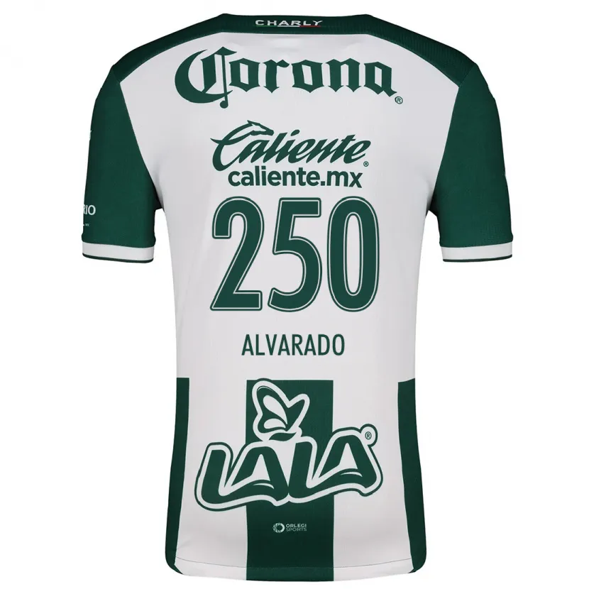 DanxenメンズEdwin Alvarado#250グリーンホワイトホームシャツ2024/25ジャージーユニフォーム