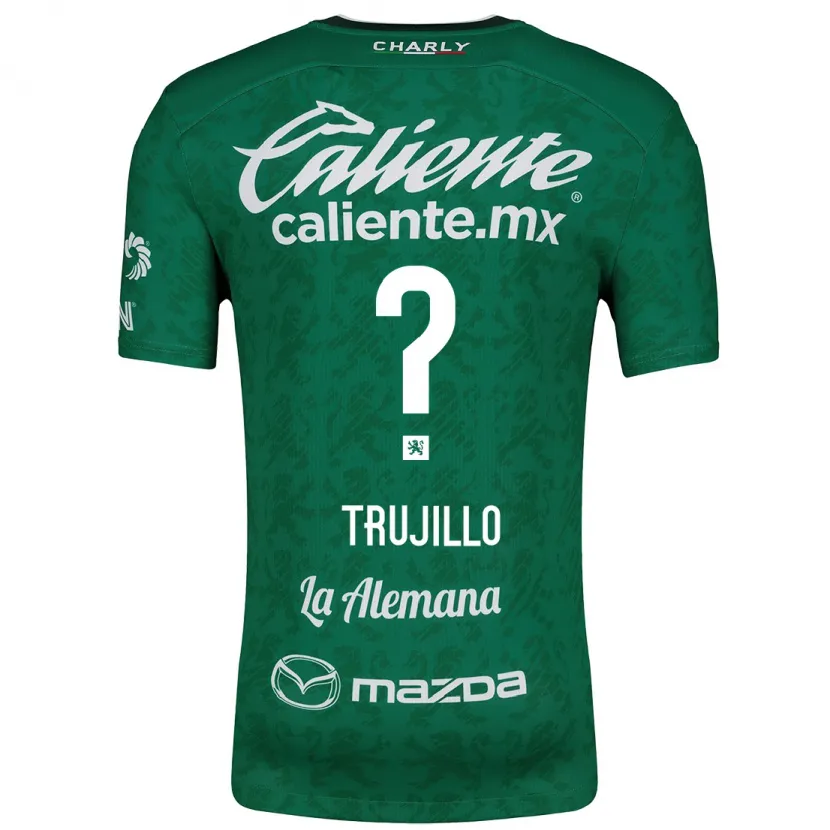 DanxenメンズDiego Trujillo#0グリーンホワイトホームシャツ2024/25ジャージーユニフォーム
