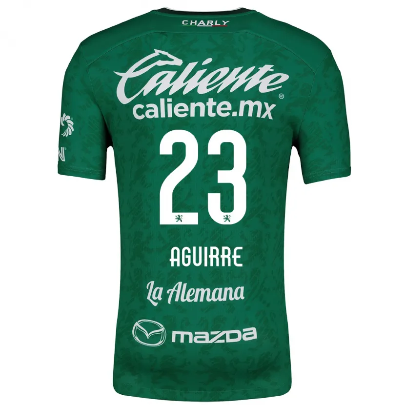 DanxenメンズZoe Aguirre#23グリーンホワイトホームシャツ2024/25ジャージーユニフォーム