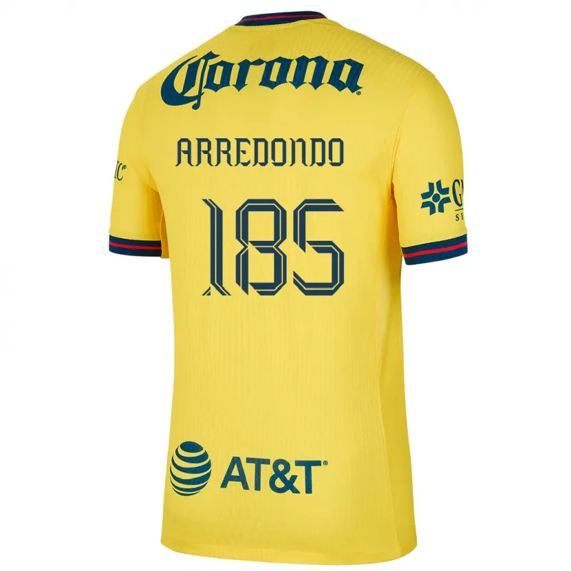 DanxenメンズAarón Arredondo#185黄 青ホームシャツ2024/25ジャージーユニフォーム