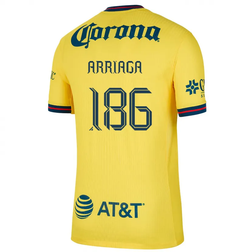 DanxenメンズDiego Arriaga#186黄 青ホームシャツ2024/25ジャージーユニフォーム