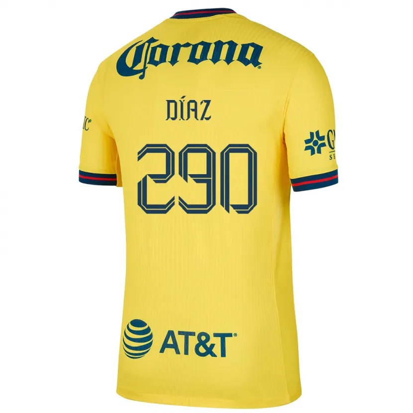 DanxenメンズJulio Díaz#290黄 青ホームシャツ2024/25ジャージーユニフォーム