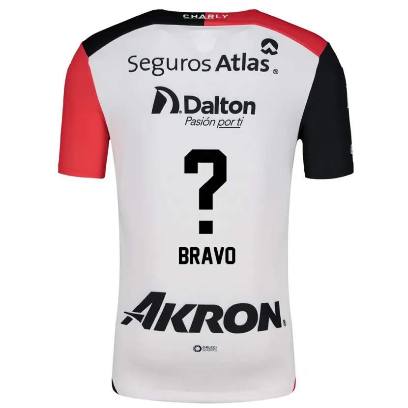 DanxenメンズAlejandro Bravo#0白 赤 黒アウェイシャツ2024/25ジャージーユニフォーム