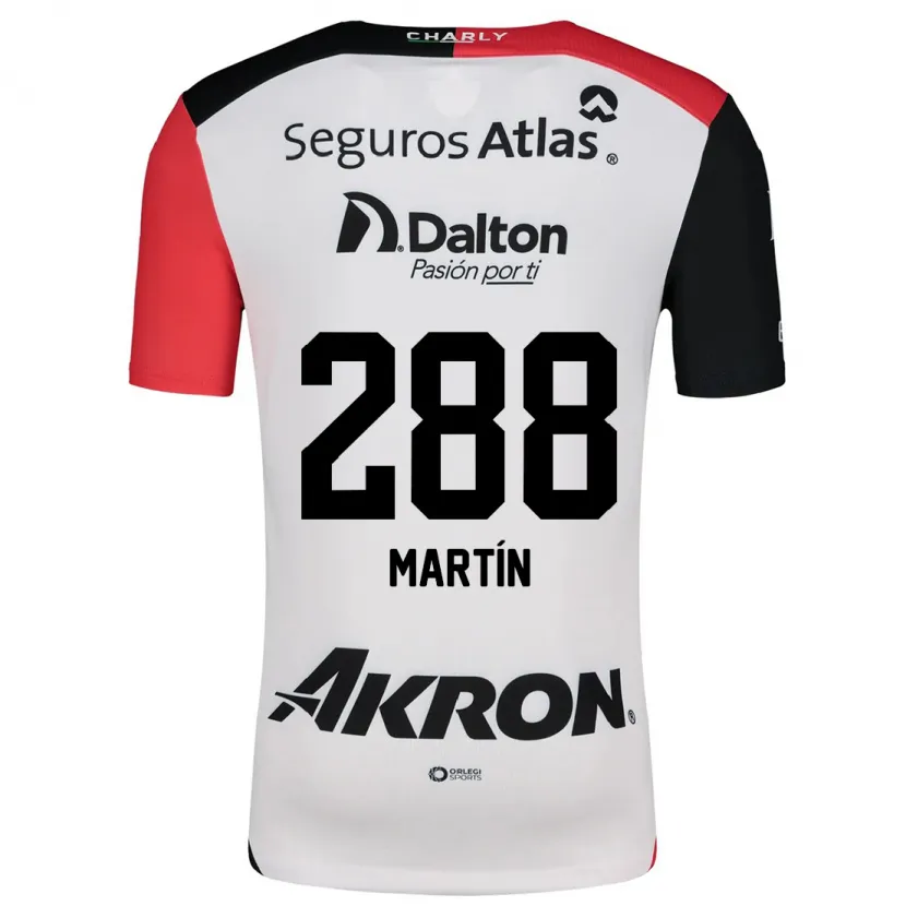 DanxenメンズJosé Martín#288白 赤 黒アウェイシャツ2024/25ジャージーユニフォーム