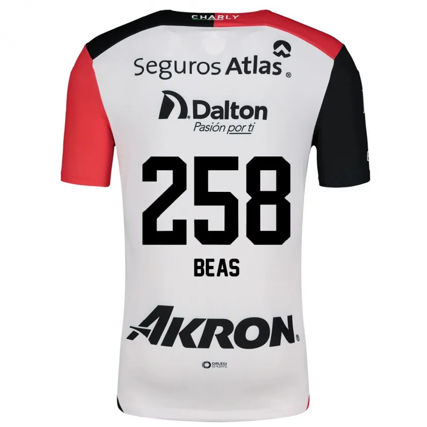 DanxenメンズÁlvaro Beas#258白 赤 黒アウェイシャツ2024/25ジャージーユニフォーム