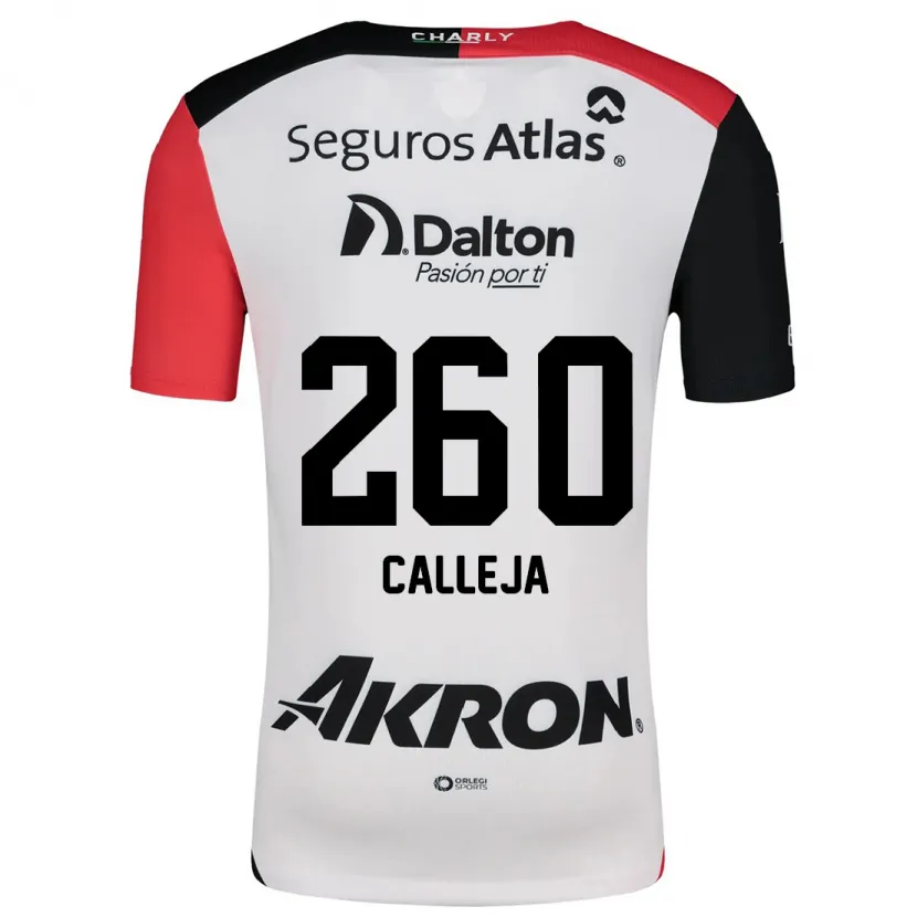 DanxenメンズDiego Calleja#260白 赤 黒アウェイシャツ2024/25ジャージーユニフォーム