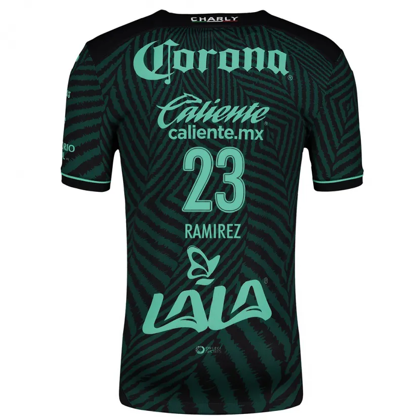 DanxenメンズAlexxandra Ramírez#23ブラック グリーンアウェイシャツ2024/25ジャージーユニフォーム