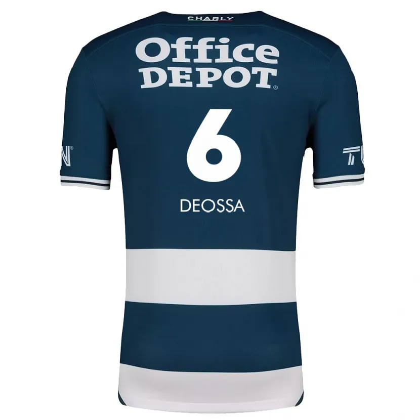 DanxenレディースNelson Deossa#6ブルーホワイトホームシャツ2024/25ジャージーユニフォーム