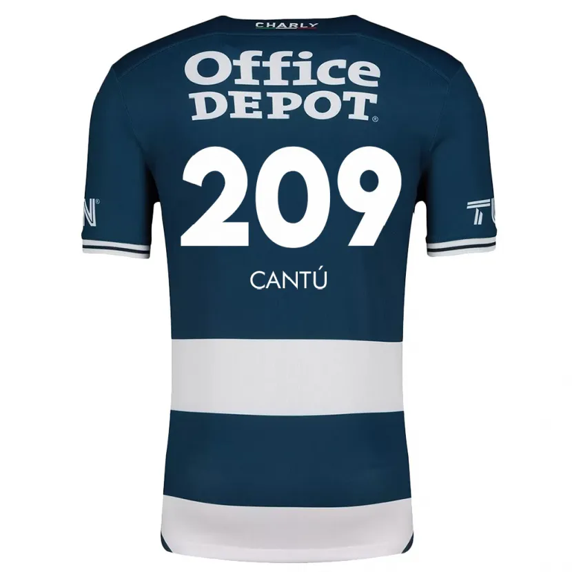 DanxenレディースJuan Cantú#209ブルーホワイトホームシャツ2024/25ジャージーユニフォーム