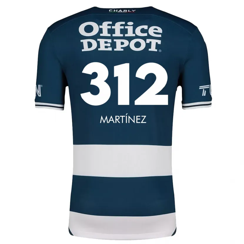 DanxenレディースUlises Martínez#312ブルーホワイトホームシャツ2024/25ジャージーユニフォーム