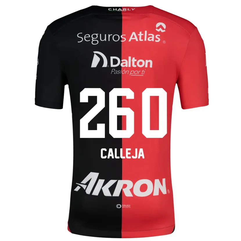 DanxenレディースDiego Calleja#260赤、黒ホームシャツ2024/25ジャージーユニフォーム