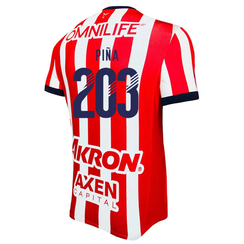 DanxenレディースFernando Piña#203赤 白 青ホームシャツ2024/25ジャージーユニフォーム