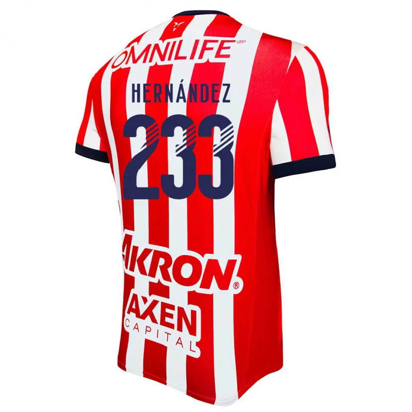 DanxenレディースZinedine Hernández#233赤 白 青ホームシャツ2024/25ジャージーユニフォーム