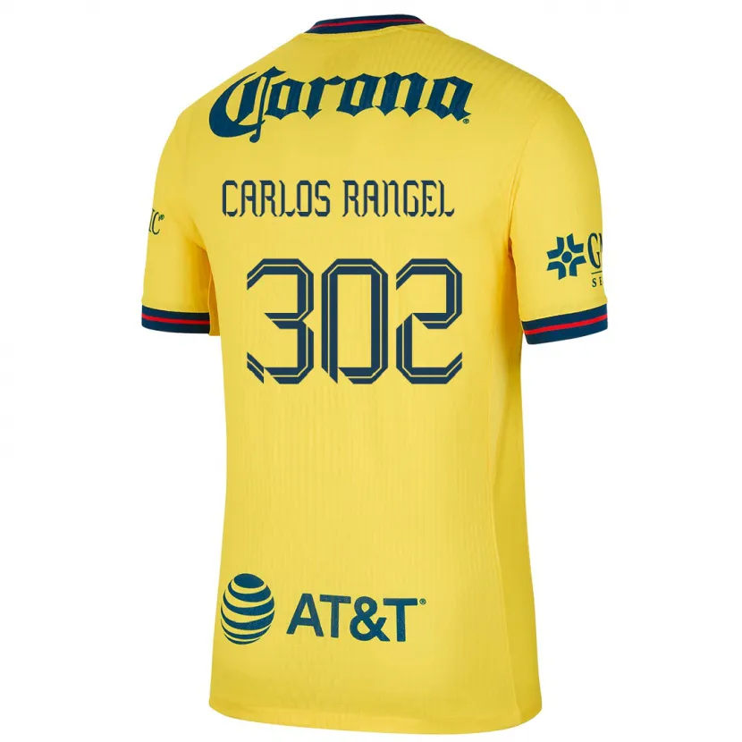 DanxenレディースJuan Carlos Rangel#302黄 青ホームシャツ2024/25ジャージーユニフォーム
