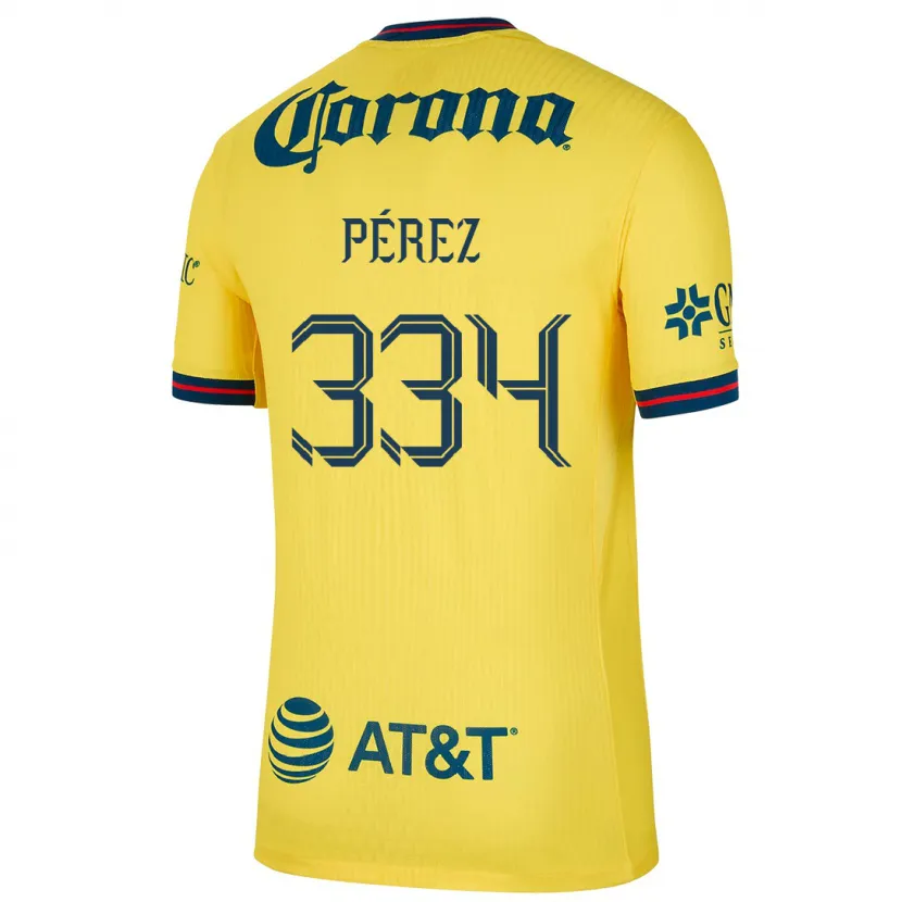 DanxenレディースDiego Pérez#334黄 青ホームシャツ2024/25ジャージーユニフォーム