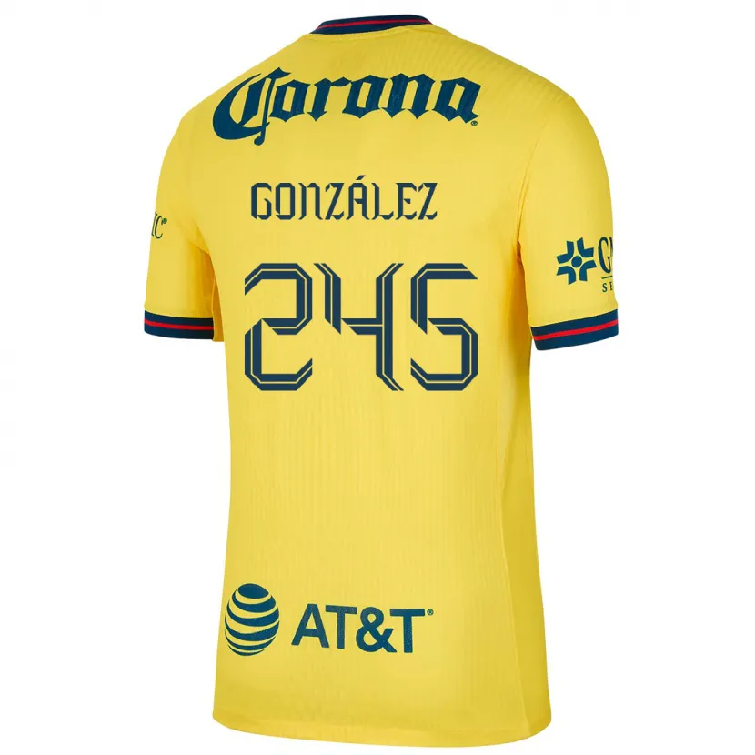 DanxenレディースEnrique González#245黄 青ホームシャツ2024/25ジャージーユニフォーム
