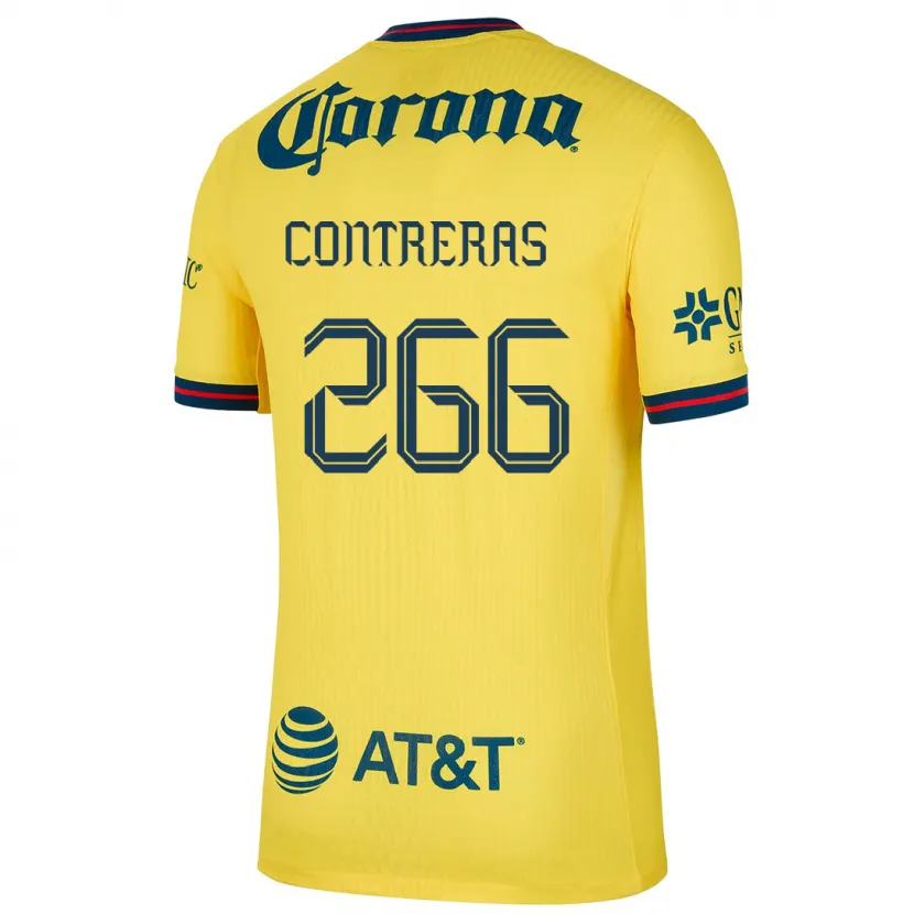 DanxenレディースÁngel Contreras#266黄 青ホームシャツ2024/25ジャージーユニフォーム